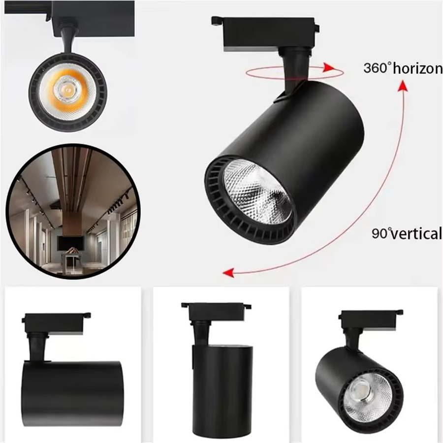 LANGYUE LED Schienenlicht Schwarz 50W moderne Schienenbeleuchtung für Küche und Schlafzimmer - Bild 3