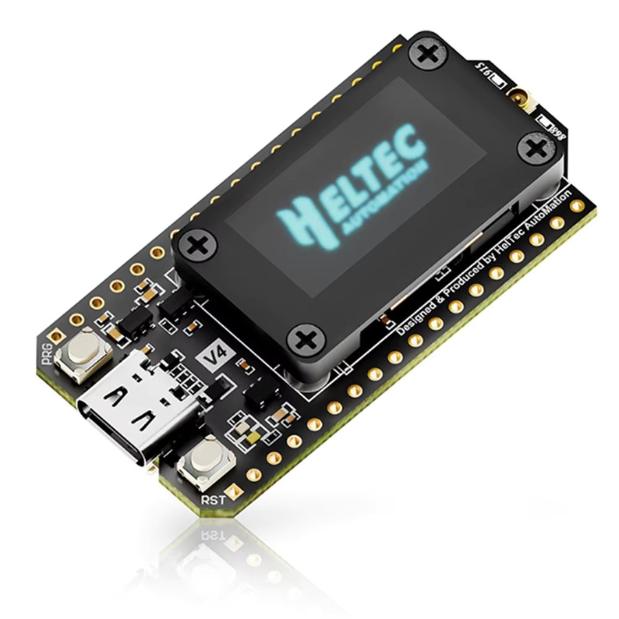 Aideepen WiFi LoRa 32 V4 Entwicklungsboard ESP32-S3R2 mit OLED-Bildschirm, Low Power IoT Board mit USB-C Schnittstelle und Solarladestütze, Schwarz - Bild 4