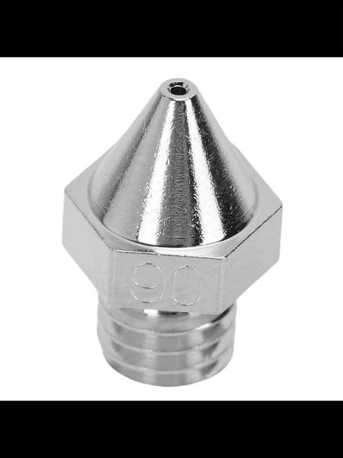 Aibecy Hotend Düse Ersatz für Raise3D N Serie, Pro2 Serie, Pro3 Serie und E2 Serie, Farbe: Silber, Düsendurchmesser: 0,6 mm, Maße: M6 x 13,8 mm - Bild 2