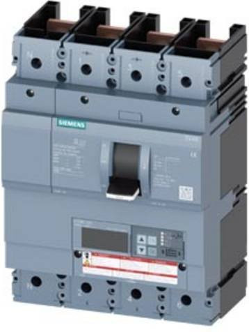 Siemens 3VA6325-5JQ41-0AA0 Leistungsschalter in Grau mit einem Einstellbereich von 100 - 250A und einer maximalen Schaltspannung von 600 V/AC - Bild 1