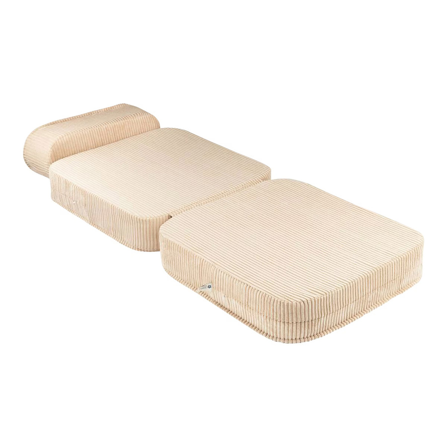Wigiwama Kinderklappsessel Flip beige gestreift - Bild 1