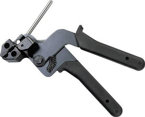HellermannTyton Kabelbinderzange KST-STG200-MET-BK/ML für Edelstahlkabelbinder in Schwarz - Bild 1