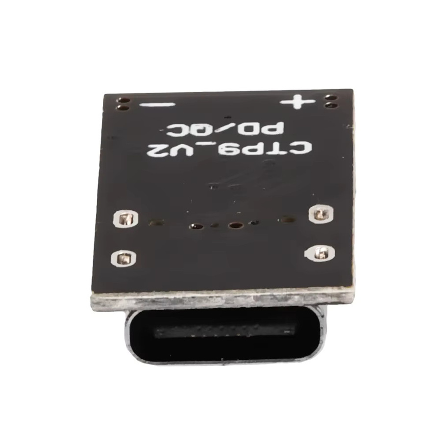 diymore USB-C PD Trigger Board Schnelllademodul Typ C auf 9V 12V Boost-Modul Schwarz - Bild 2