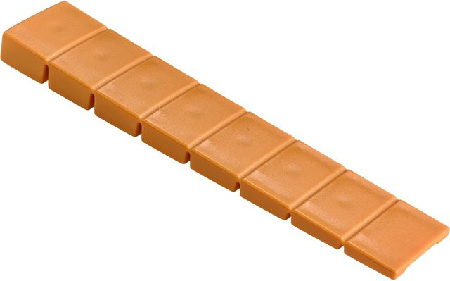 Hettich Unterlegkeil zum Abknipsen aus Kunststoff in Kirschfarben, 4 Stück, B: 20 mm, L: 100 mm - Bild 1