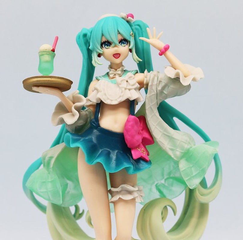 Bandai Hatsune Miku Anime Figur aus Kunststoff, mehrfarbig, Höhe: 18 cm - Bild 1