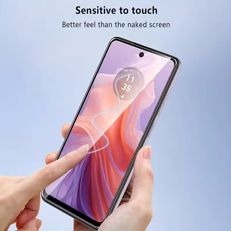 3er-Pack weiche Hydrogel-Displayschutzfolie für Motorola Moto Edge 60 Fusion und Edge 60 Pro, transparent - Bild 3