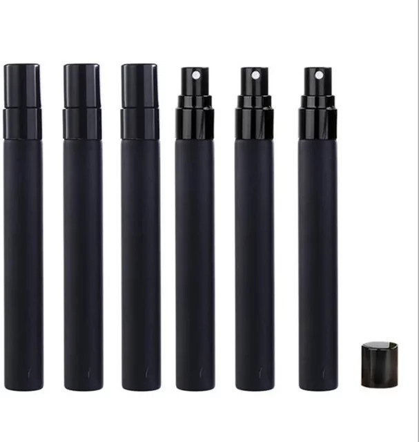 Parfüm Mini Flasche Glas, Matte Schwarz, 5 ml/10 ml - Bild 1