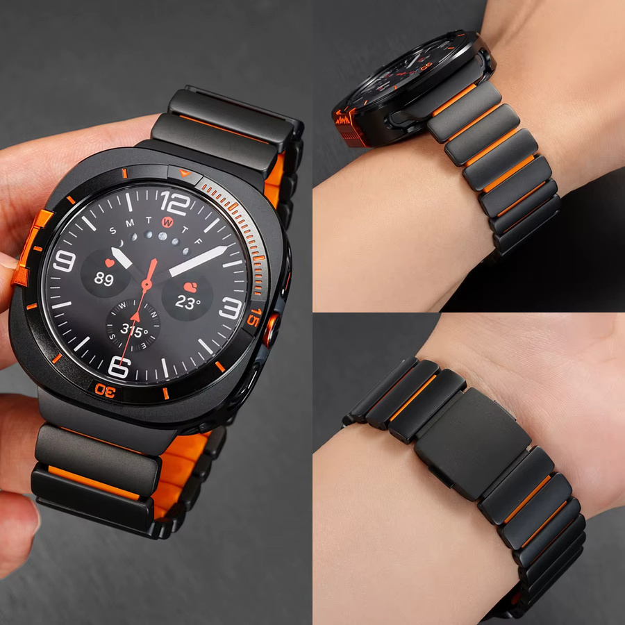 CHIICSMART Uhrenarmband Titan-Silikon, Metallgehäuse, Samsung Galaxy Watch Ultra 47mm, Unisex - Bild 3