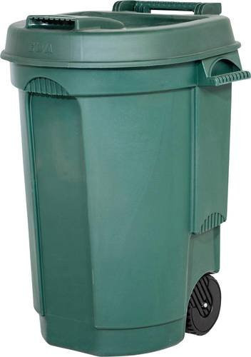 Siena Garden Mülltonne aus Polypropylen in Grün, Volumen: 110 l, B/T/H: 55 x 58 x 81 cm - Bild 1