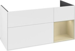V&B Waschtischunterschrank Finion in Weiß lackiert, Breite: 119,6 cm, Tiefe: 49,8 cm - Bild 1