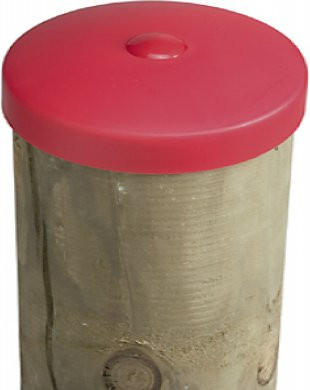 Pfostenkappen aus PVC flach Durchmesser: 100 mm - Bild 1