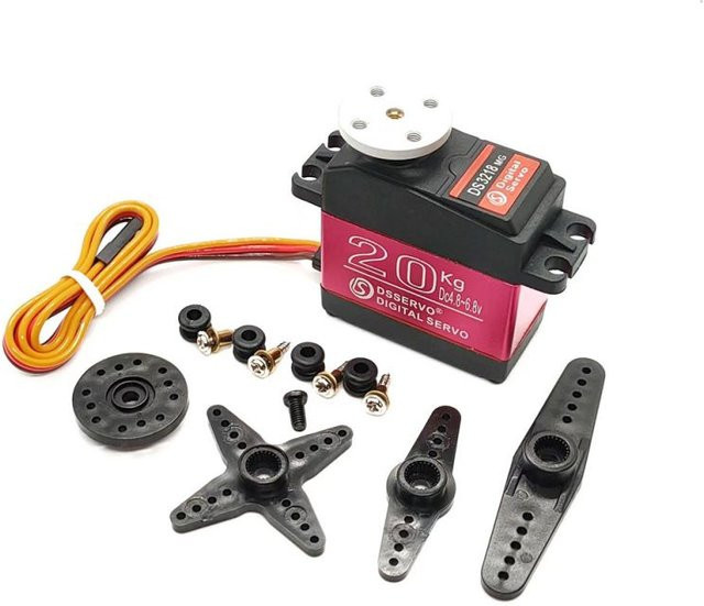 Dsservo DS3218 PRO Digitalservo, 20 kg, Metal Gear, steuerbarer Winkel - Bild 1