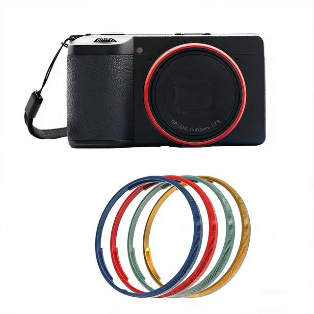 Ricoh GR4 Dekorativer Frontring aus Aluminiumlegierung für Kamera-Upgrade - Bild 1