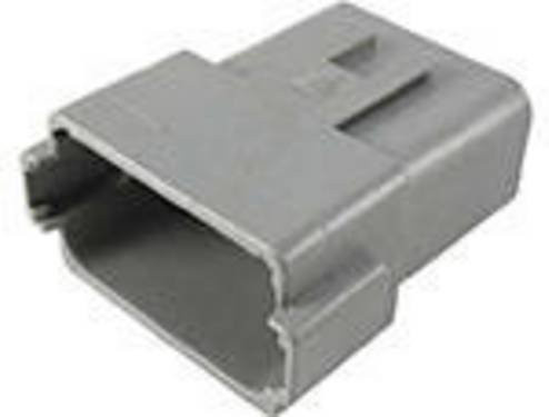 TE Connectivity DT04-12PA-C015 DT Rundstecker Stecker, gerade, 12 Polzahl, grau - Bild 1