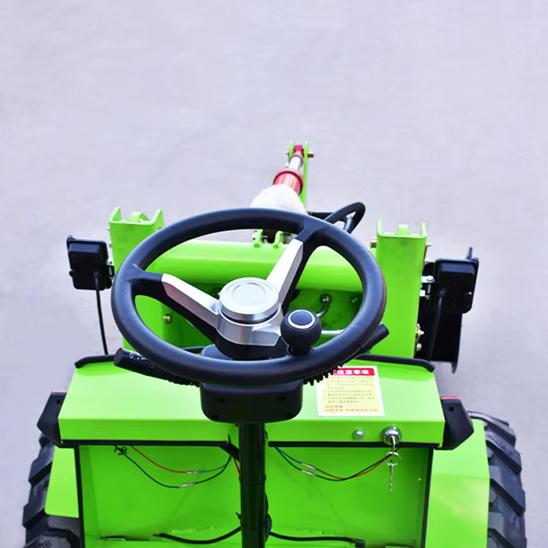 Elektrischer Mini-Lader DCNB in Grün für Haushalt, Baustellen und die Reinigung von Viehmist auf Farmen - Bild 4