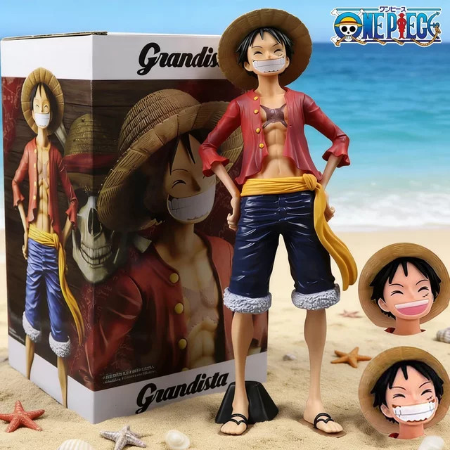 Bandai One Piece Ghost Island Battle Ryou Luffy, Anime-Figur, 9,5cm - Bild 1