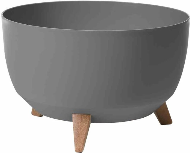 Siena Garden Pflanzgefäß Oslo Anthrazit Durchmesser: 40 cm, Höhe: 25 cm - Bild 1