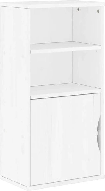 vidaXL Beistellschrank ODDA Weiß aus Kiefer Massivholz, B/T/H: 40 x 24 x 79 cm - Bild 1
