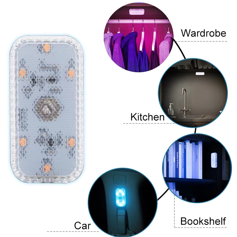 Drahtlose LED Touch Leselampe für das Auto in Weiß mit USB-Ladefunktion - Bild 3