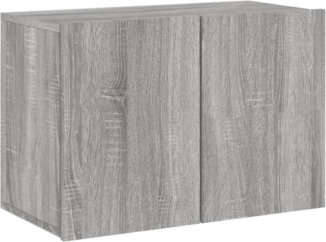 vidaXL TV-Wandschrank aus Holzwerkstoff in Grau, B/T/H: 60 x 30 x 41 cm - Bild 1