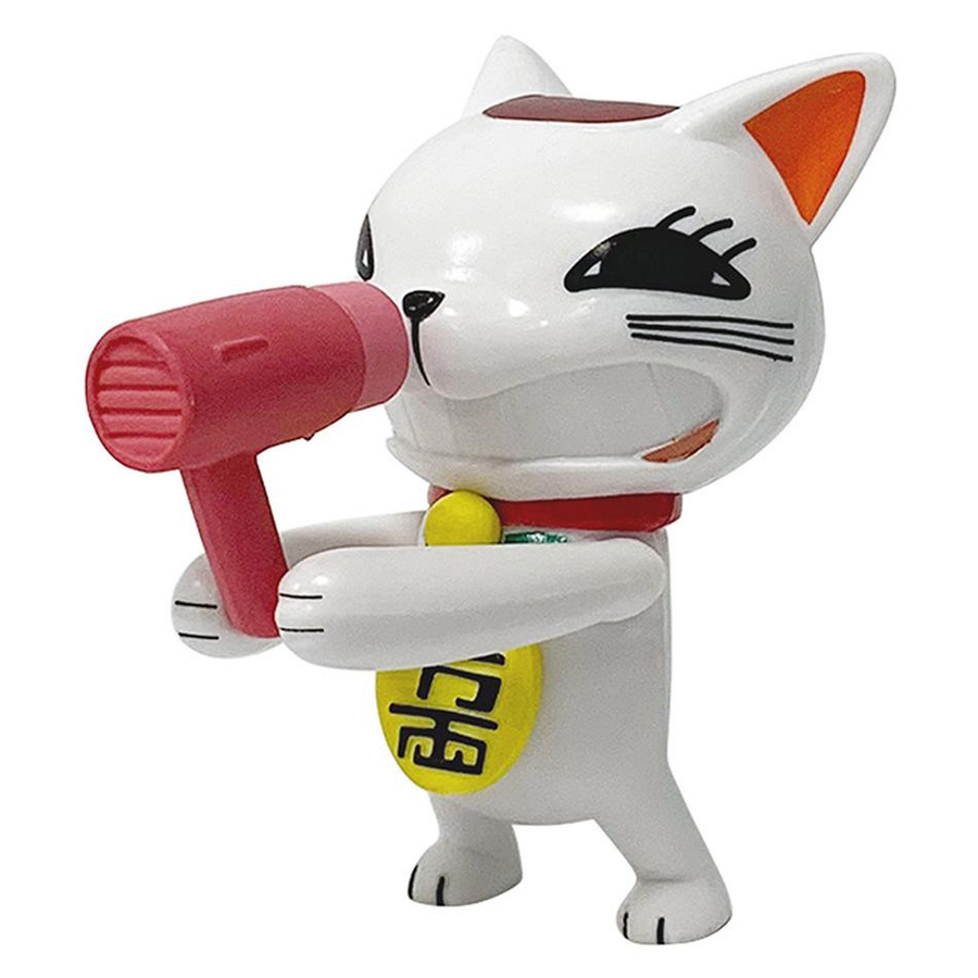 Anime Figur Dandadan Föhn Turbo Oma als Glückskatze aus PVC als Sammelmodell und Ornament - Bild 1