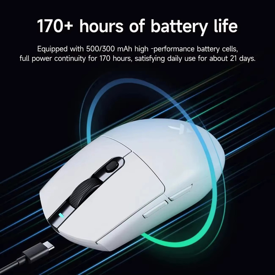 MCHOSE G3 Ultra Wireless Gaming-Maus mit PAW3395 Sensor, 26000 DPI und 8K Polling Rate, ultraleicht 64 g, in Schwarz oder Weiß - Bild 4