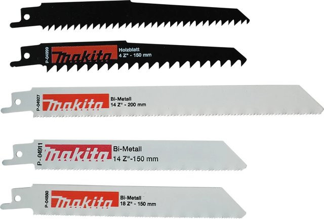 Makita Reciprosägeblatt-Set P-83967 für Metall und Holz, 5-teilig - Bild 1