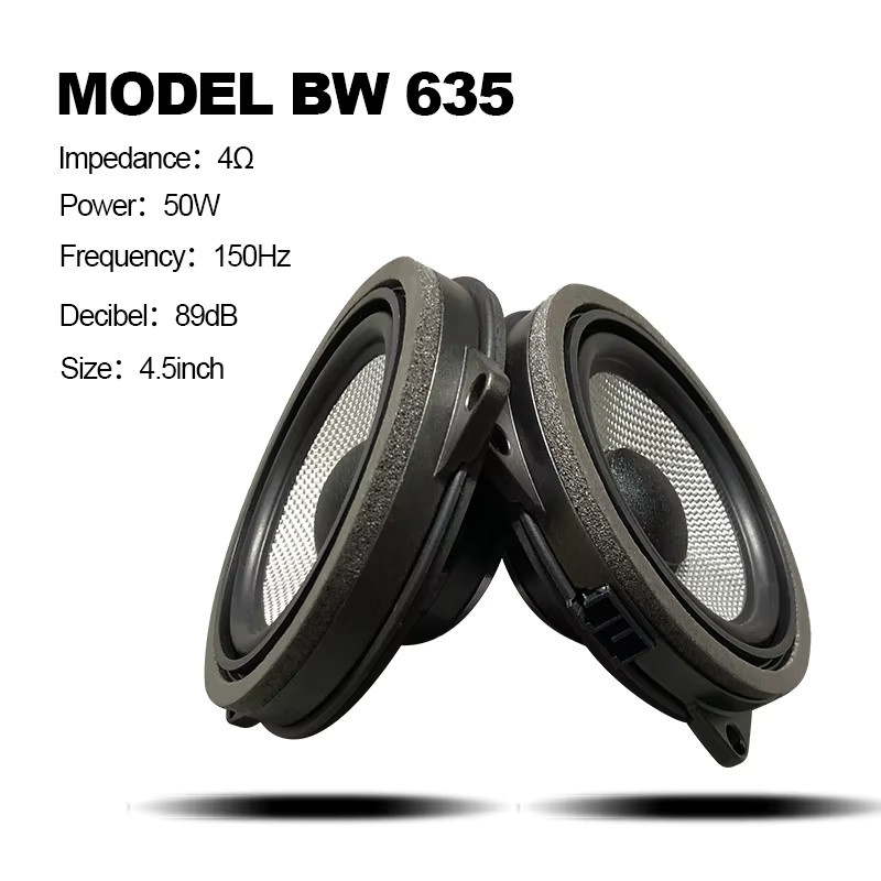 Autolautsprecher Horn für BMW X3 X4 F30 E90 F20 G30 G01 G05 X5 7-Serie als Bass-Mitteltöner und Subwoofer in Schwarz - Bild 2