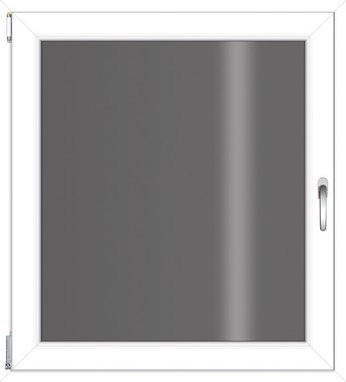 RORO Kunststoff-Fenster KOMFORT B70 in Weiss mit Klarglas, Breite: 95 cm, Höhe: 110 cm - Bild 1