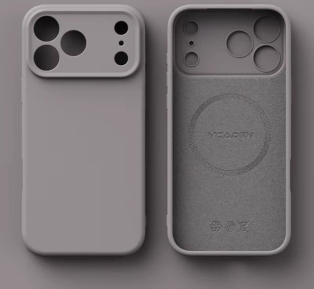 Offizielle magnetische Silikon-Schutzhülle für Apple iPhone in den Farben Grün und Grau - Bild 1