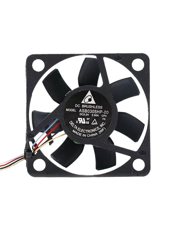 Delta ASB0305HP-00 3007 PWM-Lüfter 2er-Set, 30 mm, 5 V, 9500 U/min, Schwarz - Bild 4