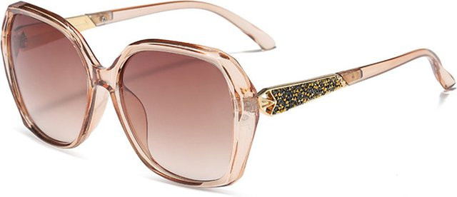 Techsuit 5599 Sonnenbrille, Damen, Vollrand, Butterfly, Kunststoff, braun, purple - Bild 1