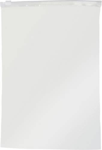 TRU Components Zip-Beutel aus Polyethylen transparent, B: 12,0 cm, L: 17,0 cm, 100 Stück - Bild 1