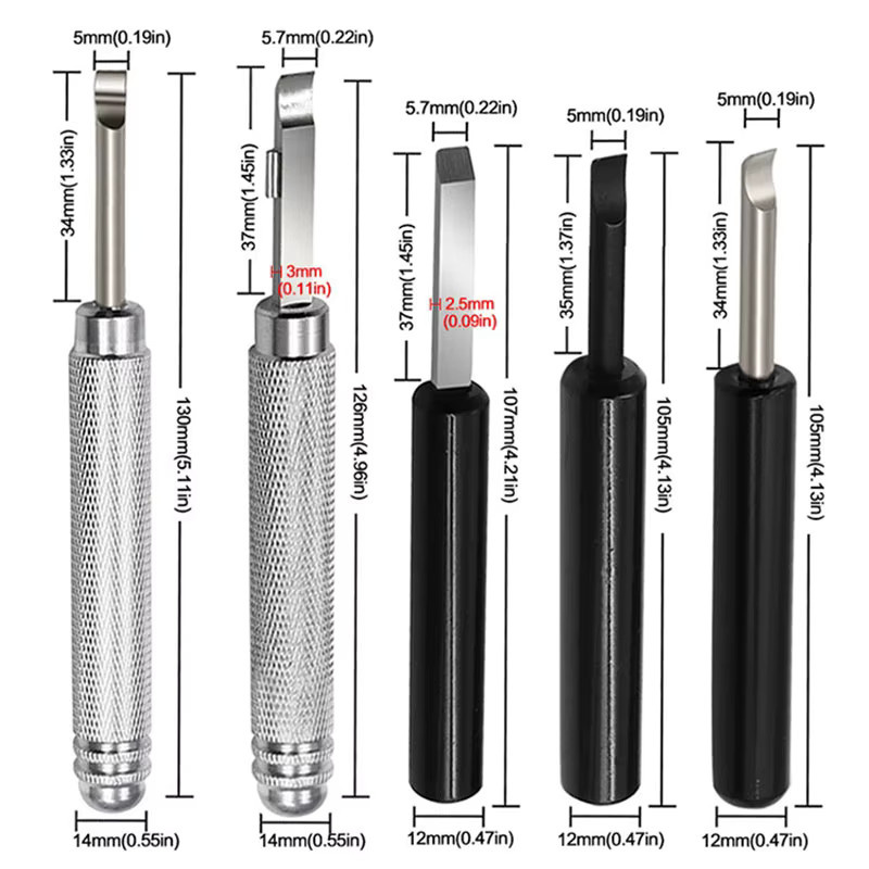 Uhren-Reparaturwerkzeug Edelstahl, Silber, Unisex - Bild 4