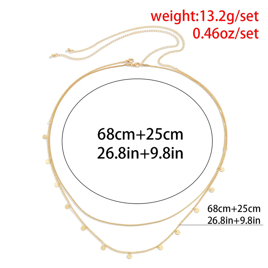 Bauchketten 2-teiliger Satz, Gold, Damen - Bild 2