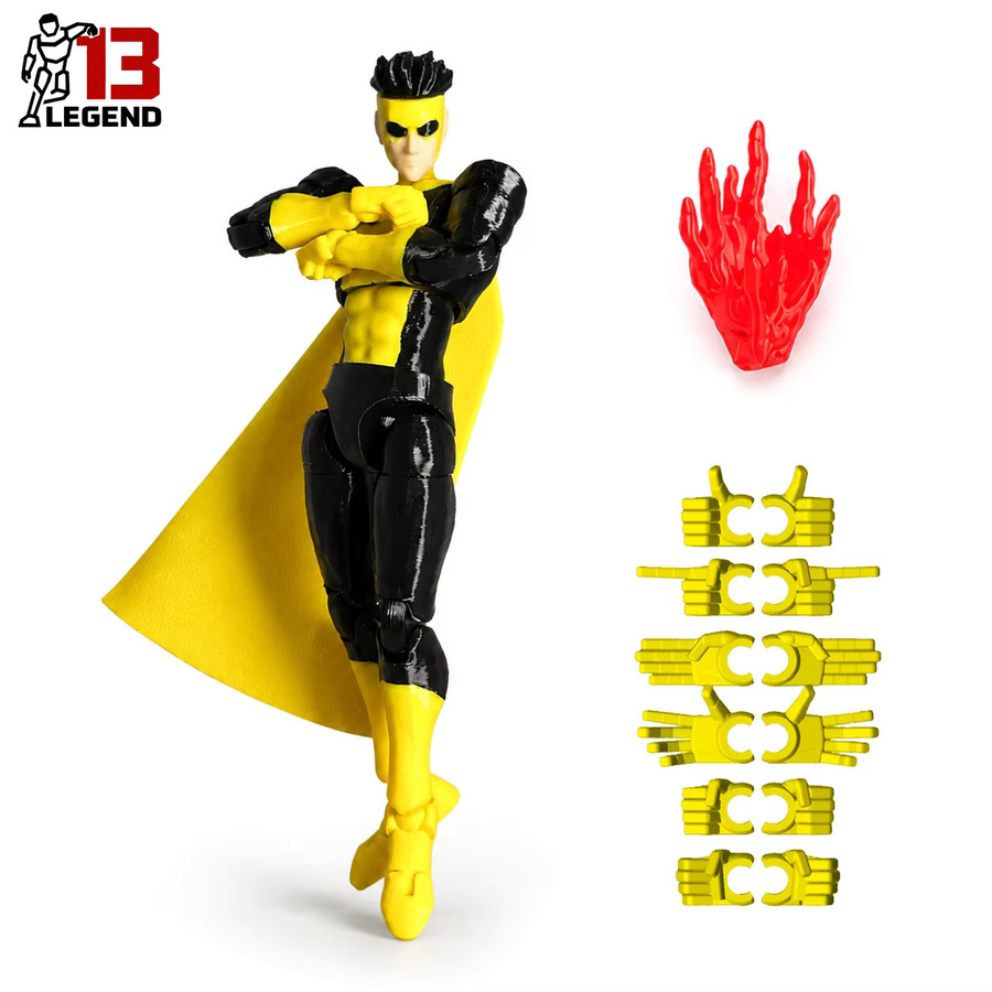 Legend13 Unbesiegbare Sinister Mark Actionfigur, 3D-Gedrucktes Anime-Modell, Mehrgelenkige Poseierbare Sammlerfigur - Bild 2