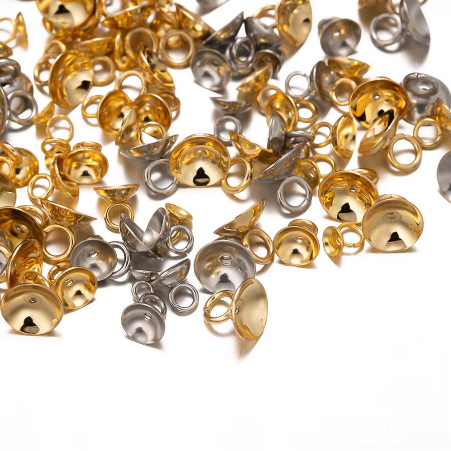 Bügel Verschluss, 304 Edelstahl, runde Bügel, Anhänger, Charms, Unisex - Bild 2