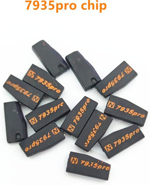 10 Stück Wilongda Aftermarket Carbon ID44 PCF7935AA Transponder Chips in Schwarz - Bild 1