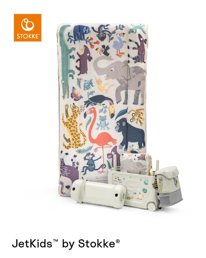 JetKids by Stokke CloudSleeper V2 aufblasbare Matratze für Kinder in Animal Print Multicolor - Bild 3
