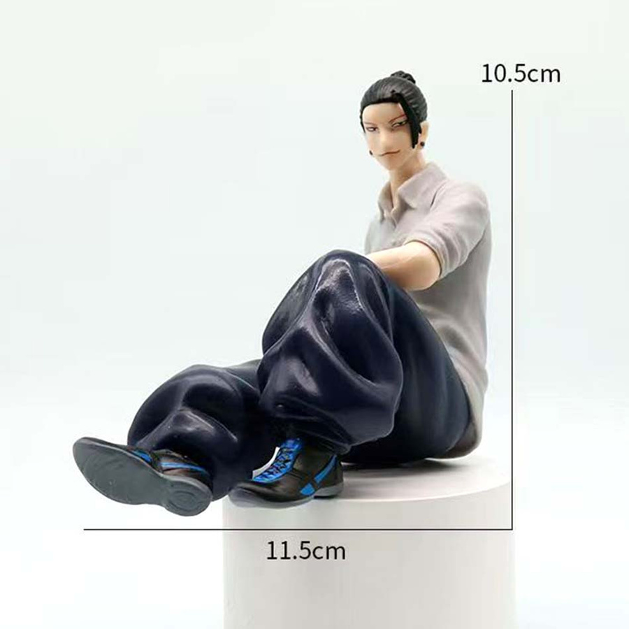 Fashnics Jujutsu Kaisen Anime Mini-Figuren Satoru Gojo und Geto Suguru Q Version Sammelspielzeug aus PVC, Multicolor - Bild 2