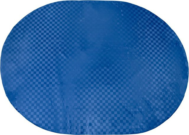 Jacquard-Tischdecke Spezial von Viva Domo in Blau mit Karomuster und pflegeleichter Beschichtung - Bild 1
