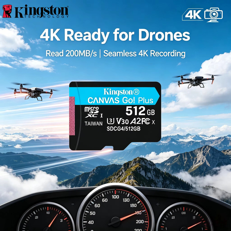 Kingston Original Micro-SD-Speicherkarte V30 Hochgeschwindigkeits-Speicher für Nintendo Switch - Bild 1