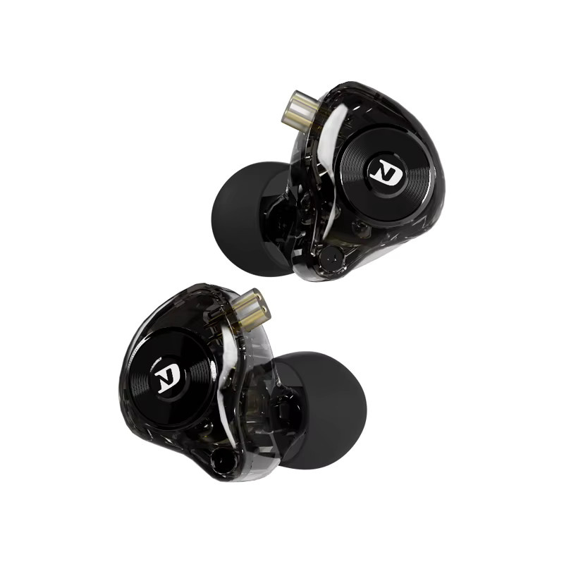 ND LEO Gaming-Kopfhörer In-Ear Headset mit 3,5-mm-Klinke und USB-C Anschluss in Transparent - Bild 2