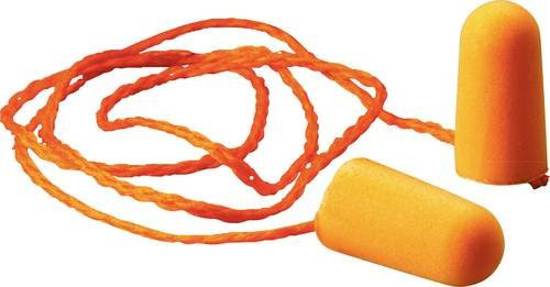 3M 1110 Gehörschutzstöpsel mit Band, Orange, 100 Paar, 35 dB - Bild 1