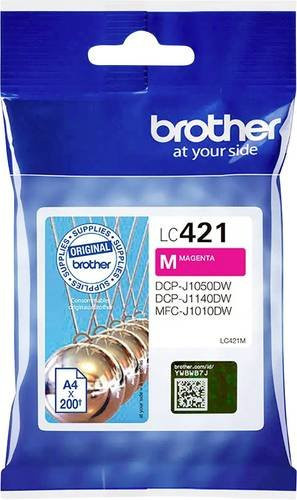 Original Brother Tintenpatrone LC-421M Magenta für Inkjet-Drucker - Bild 1