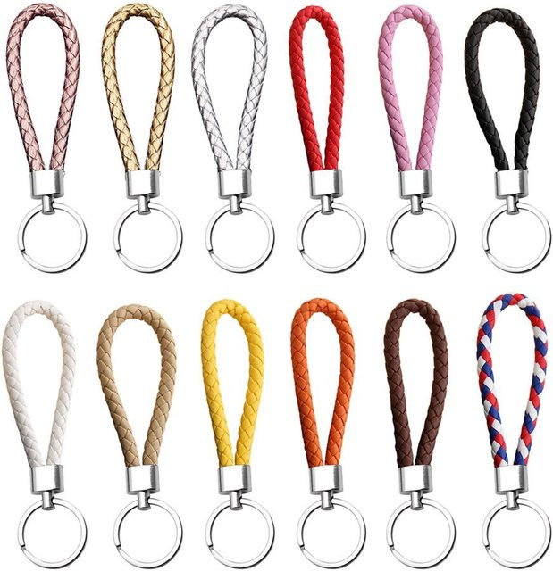 Schlüsselanhänger und Schlüsselband, PU-Leder, multicolor, Unisex - Bild 1