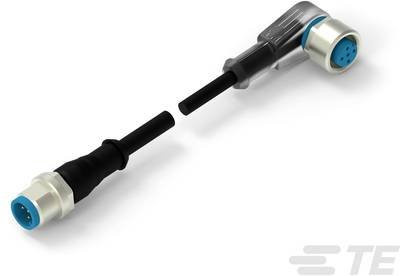 TE Connectivity 2273127-2 Sensor- und Aktor-Steckverbinder, konfektioniert, Schwarz - Bild 1