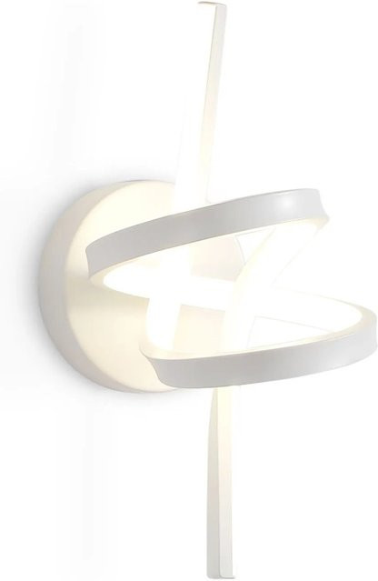 NETTLIFE LED Wandleuchte Schwarz Modern Up-Down Licht für Treppe, Wohnzimmer und Flur, 7W, Warmweiß 3000K, Aluminium - Bild 1