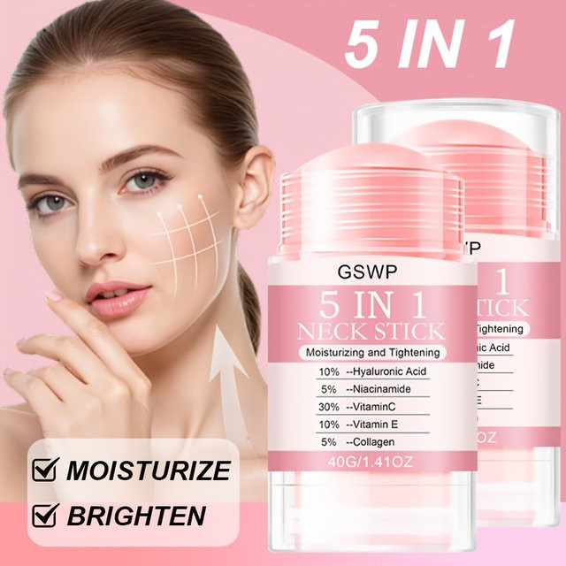 GSWP 5-in-1 Halsstraffungscreme mit Kollagen, 40g/80g - Bild 1