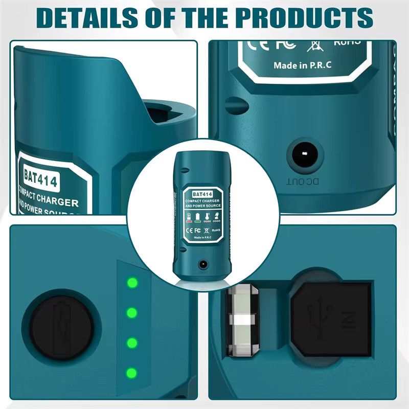 Bosch Akku-Adapter für 10,8 V und 12 V Akkus mit USB-Anschluss und DC 12 V Steckdose für beheizte Jacken - Bild 5
